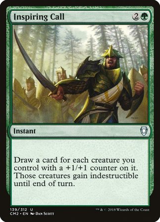 Inspiring Call [Commander Anthology Volume II] | Good Games Cannington