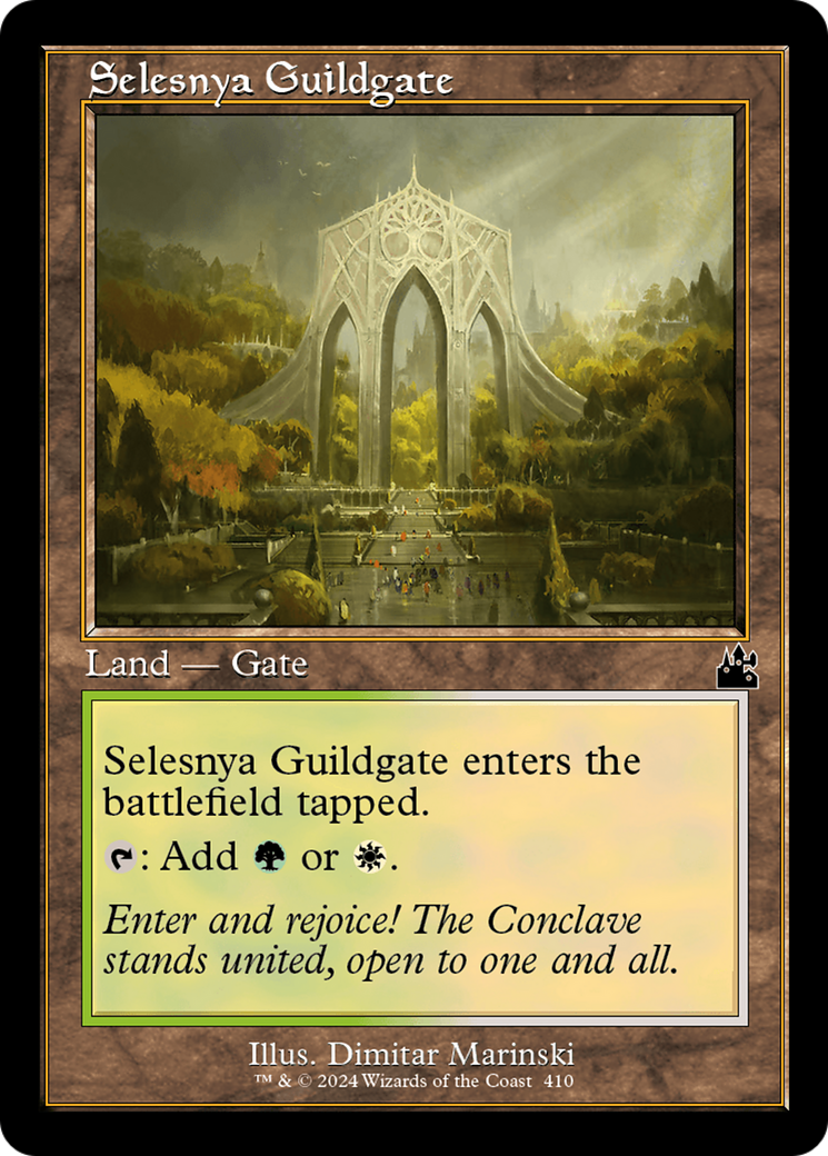 Selesnya Guildgate (Retro Frame) [Ravnica Remastered] | Good Games Cannington