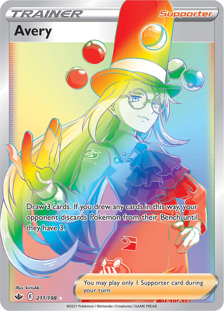 Avery (211/198) [Sword & Shield: Chilling Reign] | Good Games Cannington