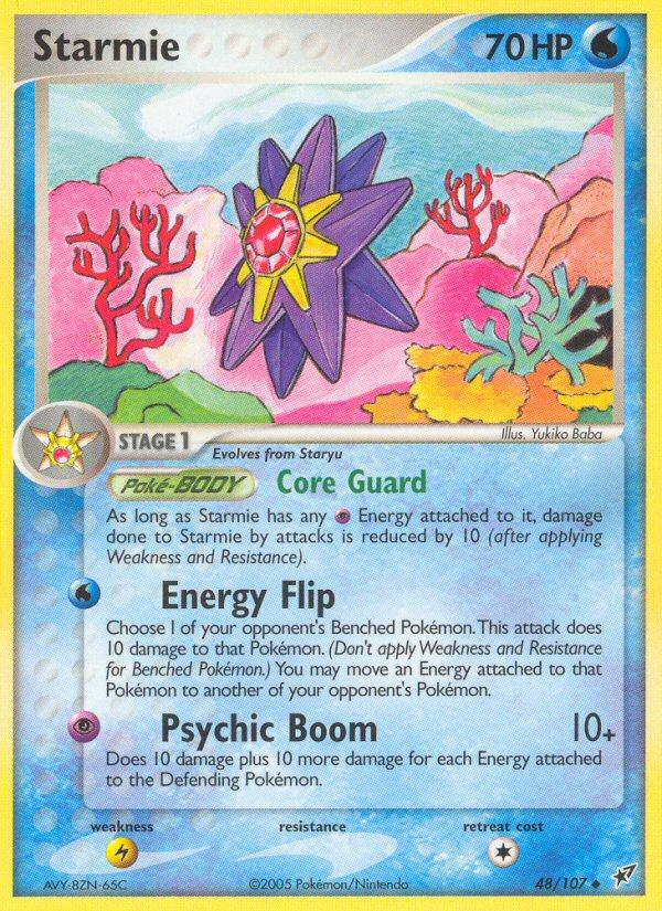 Starmie (48/107) [EX: Deoxys] | Good Games Cannington