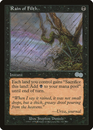 Rain of Filth [Urza's Saga] | Good Games Cannington