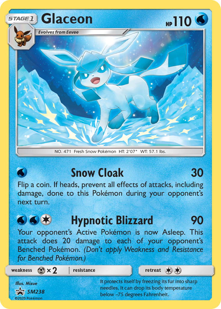 Glaceon (SM238) [Sun & Moon: Black Star Promos] | Good Games Cannington