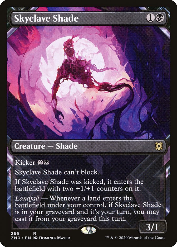 Skyclave Shade (Showcase) [Zendikar Rising] | Good Games Cannington