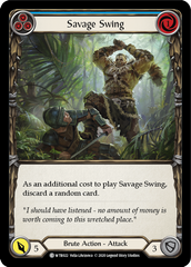 Savage Swing (Blue) [U-WTR022] (Welcome to Rathe Unlimited)  Unlimited Rainbow Foil | Good Games Cannington