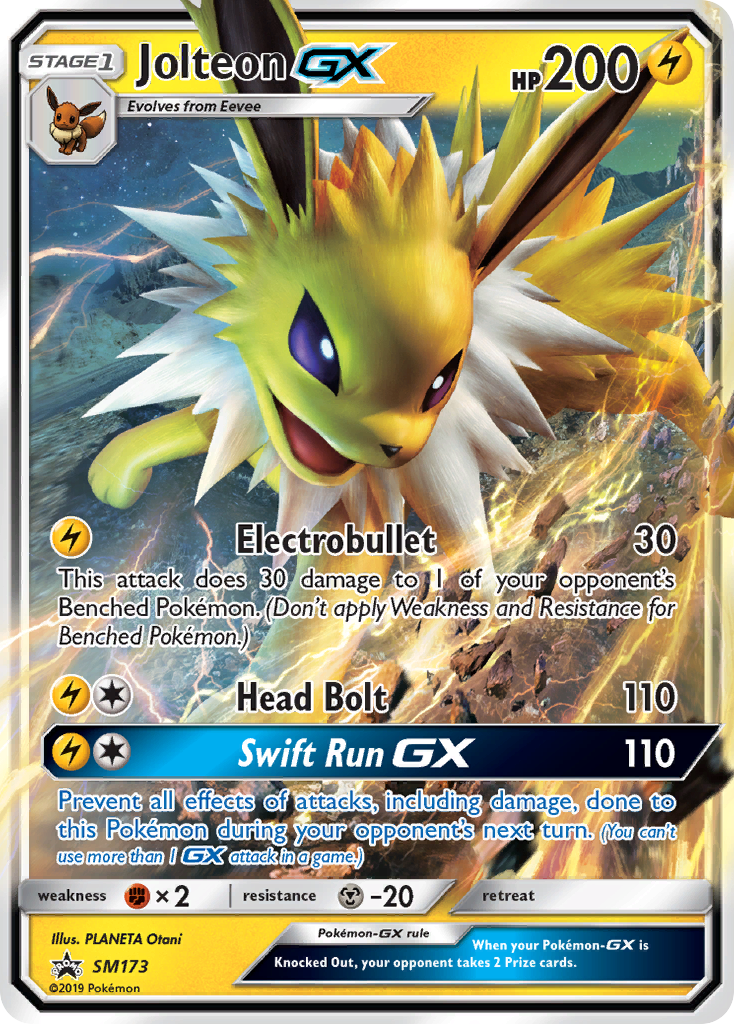 Jolteon GX (SM173) [Sun & Moon: Black Star Promos] | Good Games Cannington