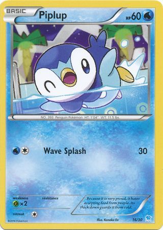 Piplup (16/30) [XY: Trainer Kit 3 - Suicune] | Good Games Cannington