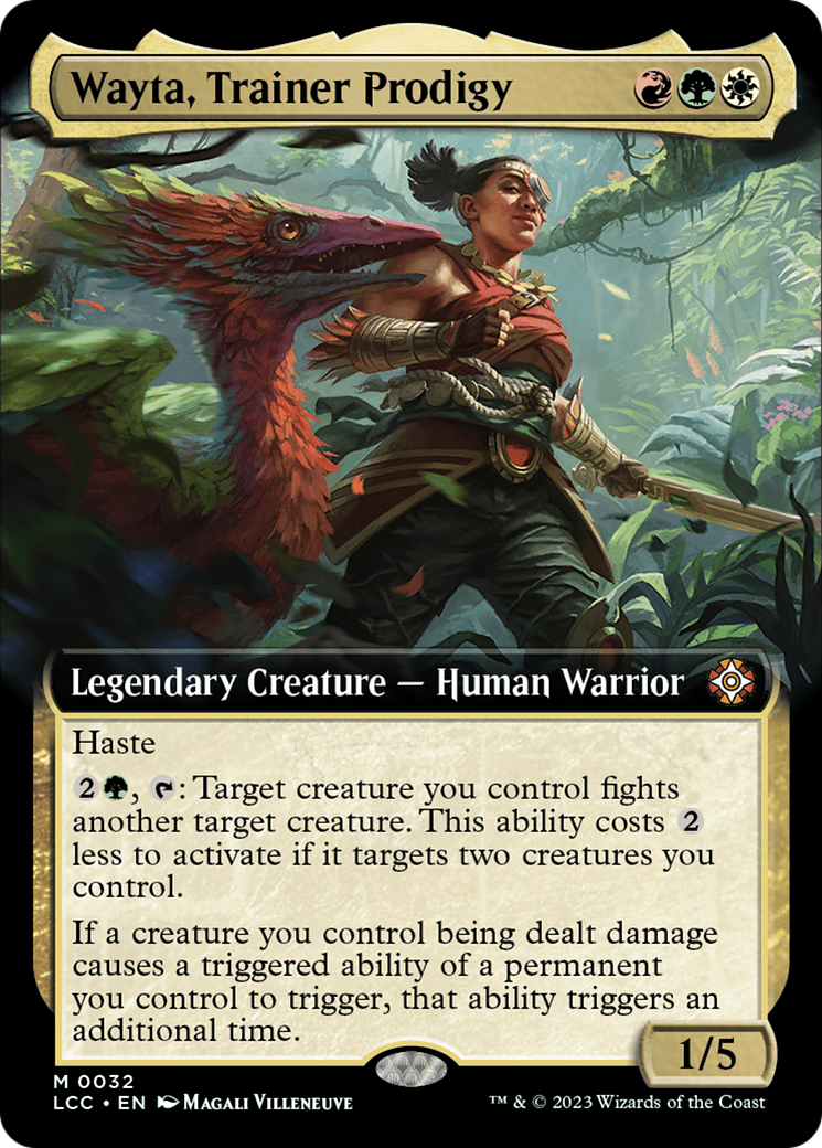 Wayta, Trainer Prodigy (Extended Art) [The Lost Caverns of Ixalan Commander] | Good Games Cannington