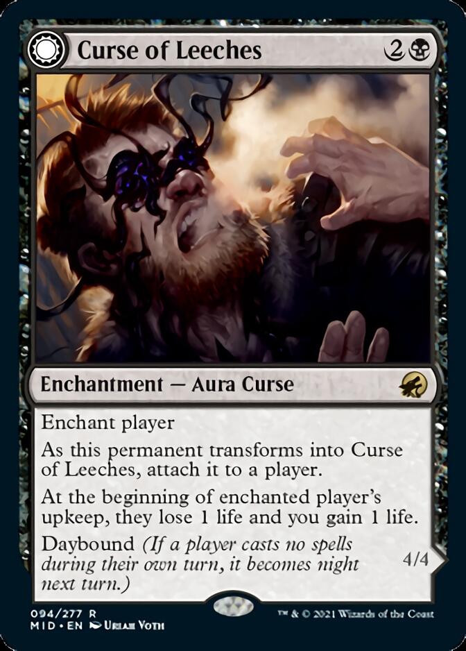 Curse of Leeches // Leeching Lurker [Innistrad: Midnight Hunt] | Good Games Cannington