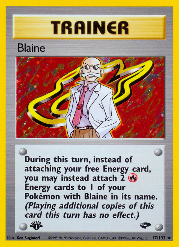 Blaine (17/132) [Gym Challenge 1st Edition] | Good Games Cannington