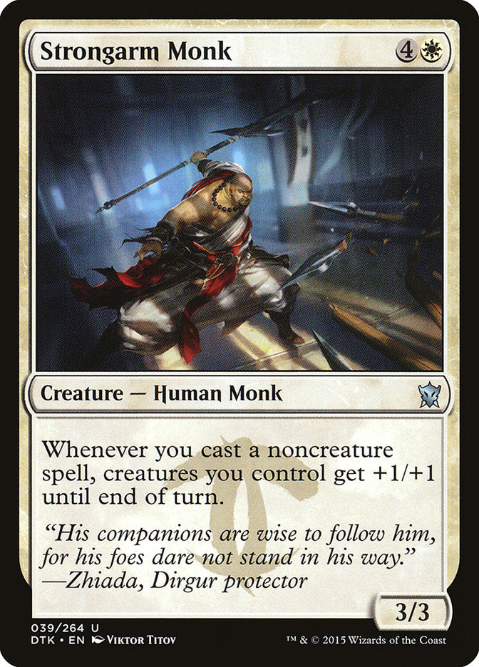 Strongarm Monk [Dragons of Tarkir] | Good Games Cannington