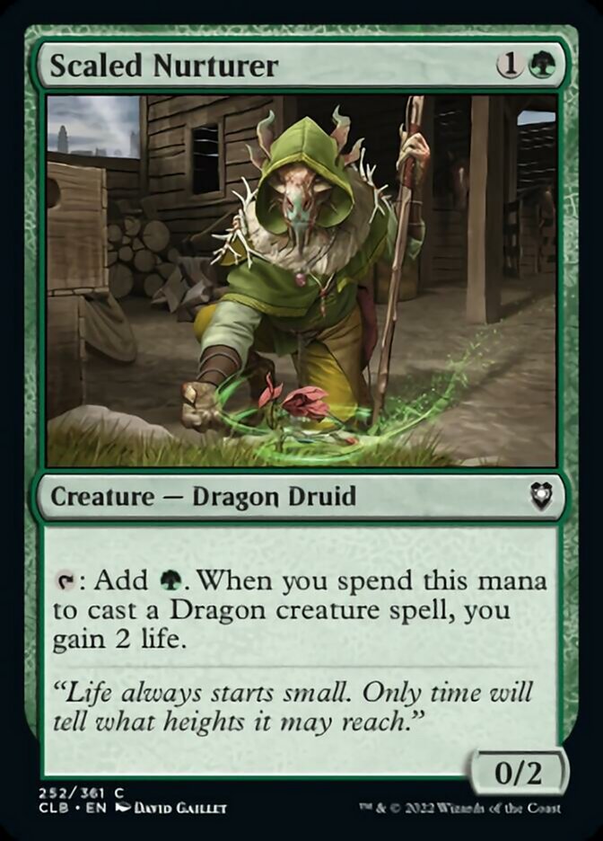 Scaled Nurturer [Commander Legends: Battle for Baldur's Gate] | Good Games Cannington
