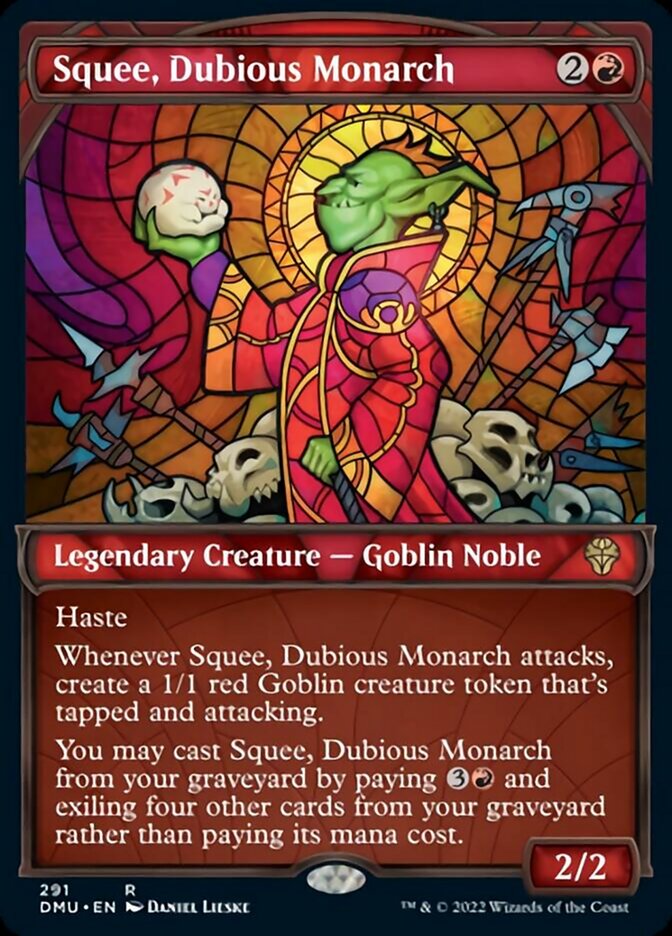 Squee, Dubious Monarch (Showcase) [Dominaria United] | Good Games Cannington