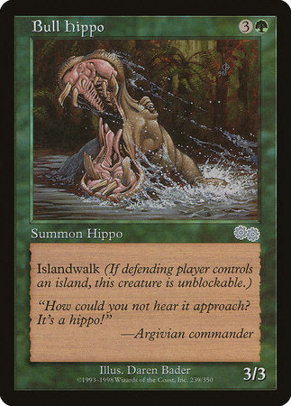Bull Hippo [Urza's Saga] | Good Games Cannington