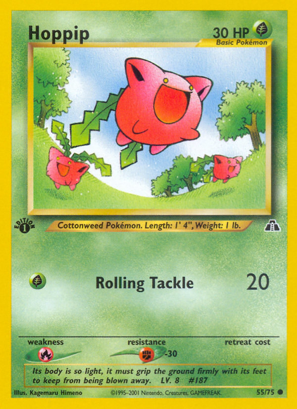Hoppip (55/75) [Neo Discovery 1st Edition] | Good Games Cannington