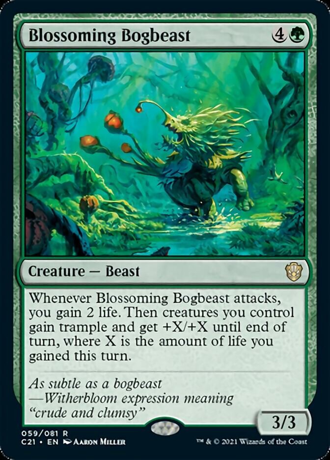 Blossoming Bogbeast [Commander 2021] | Good Games Cannington