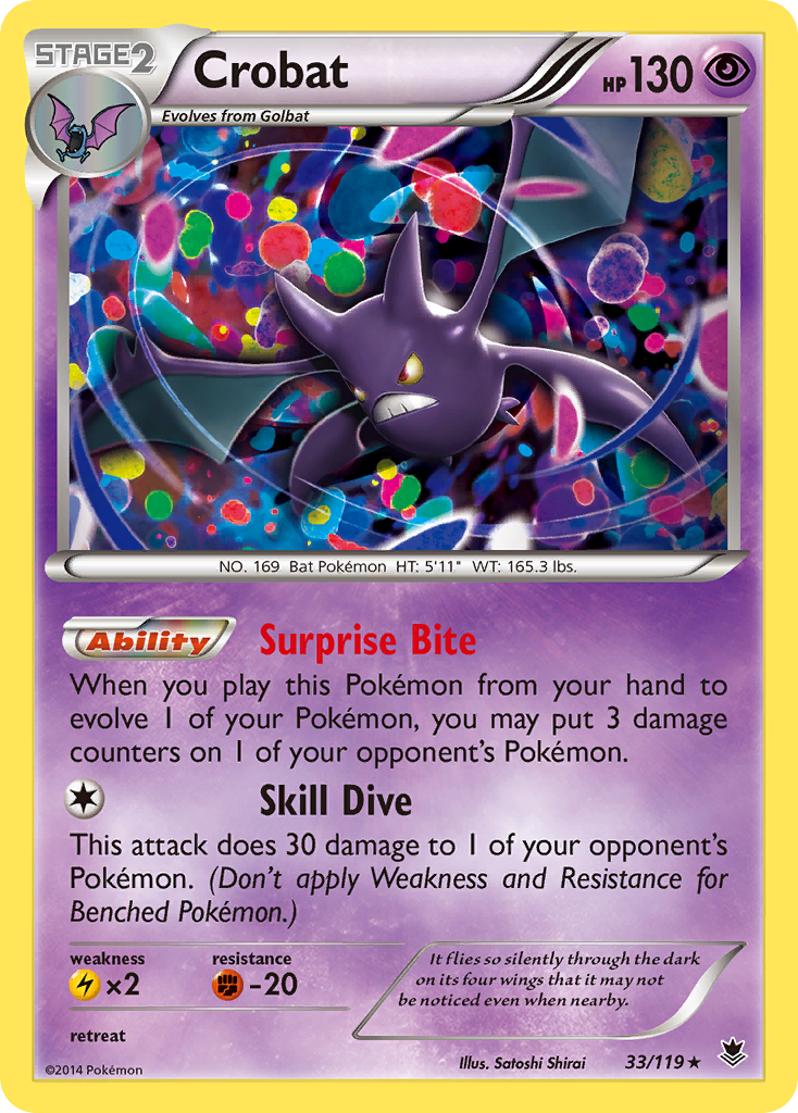 Crobat (33/119) [XY: Phantom Forces] | Good Games Cannington