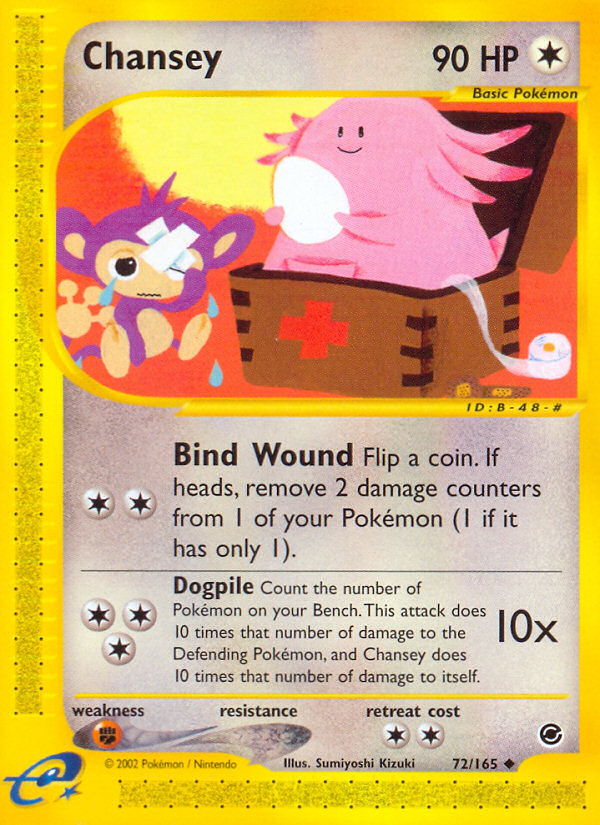 Chansey (72/165) [Expedition: Base Set] | Good Games Cannington