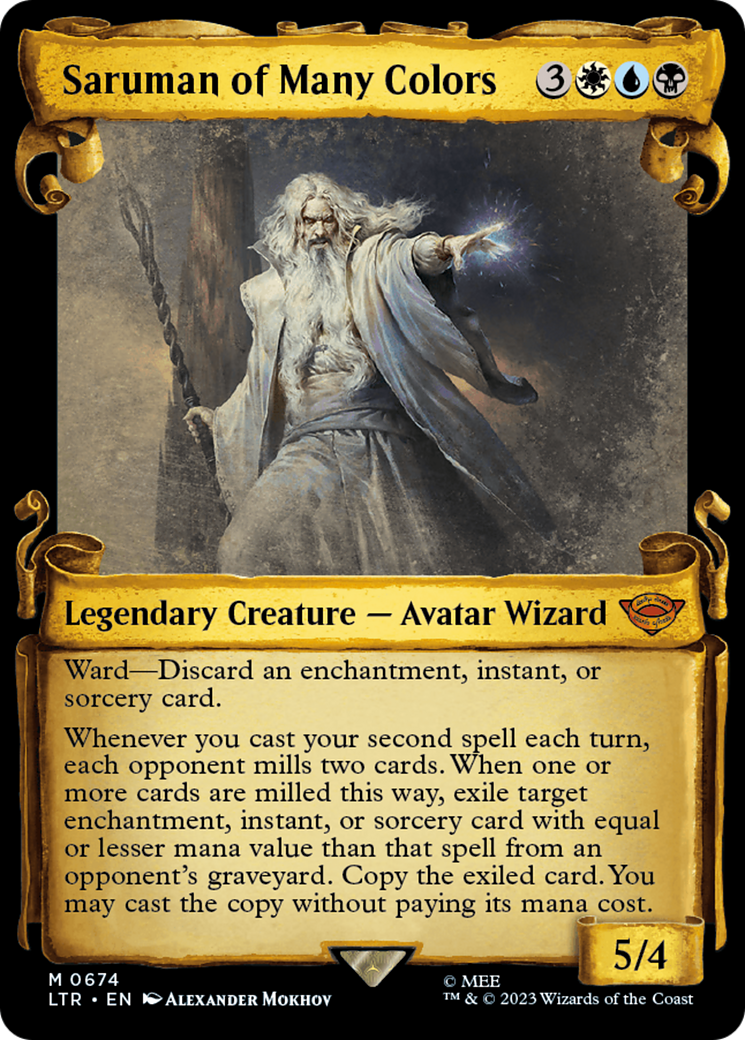 Saruman of Many Colors [The Lord of the Rings: Tales of Middle-Earth Showcase Scrolls] | Good Games Cannington