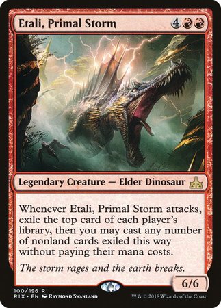 Etali, Primal Storm [Rivals of Ixalan] | Good Games Cannington