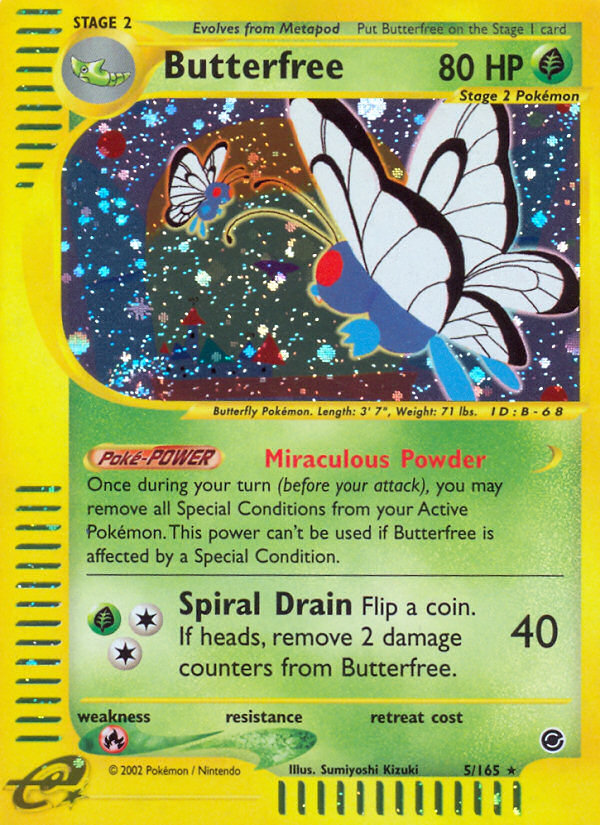 Butterfree (5/165) [Expedition: Base Set] | Good Games Cannington
