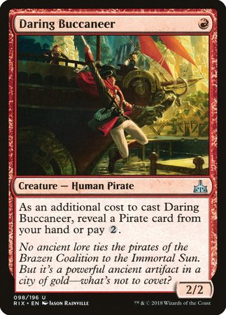 Daring Buccaneer [Rivals of Ixalan] | Good Games Cannington