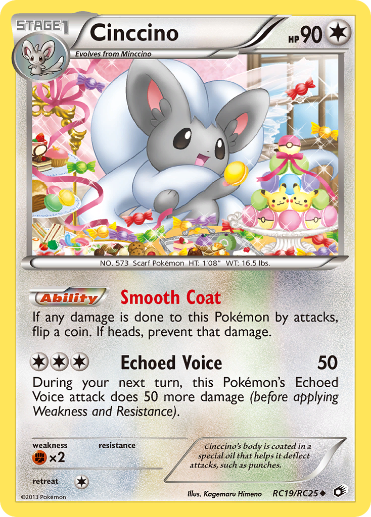 Cinccino (RC19/RC25) [Black & White: Legendary Treasures] | Good Games Cannington