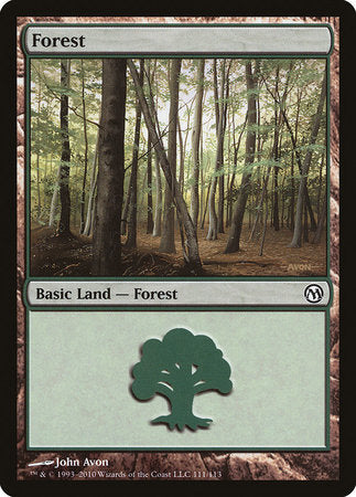 Forest (111) [Duels of the Planeswalkers] | Good Games Cannington