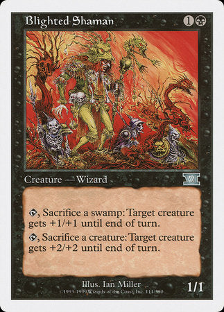 Blighted Shaman [Classic Sixth Edition] | Good Games Cannington