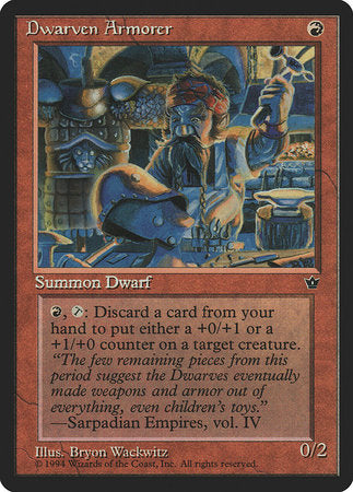 Dwarven Armorer [Fallen Empires] | Good Games Cannington