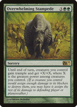 Overwhelming Stampede [Magic 2011] | Good Games Cannington