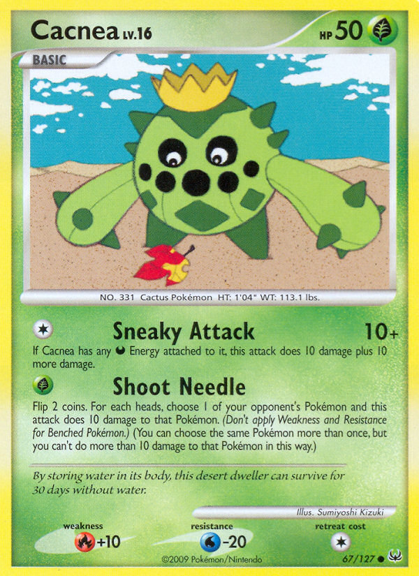 Cacnea (67/127) [Platinum: Base Set] | Good Games Cannington