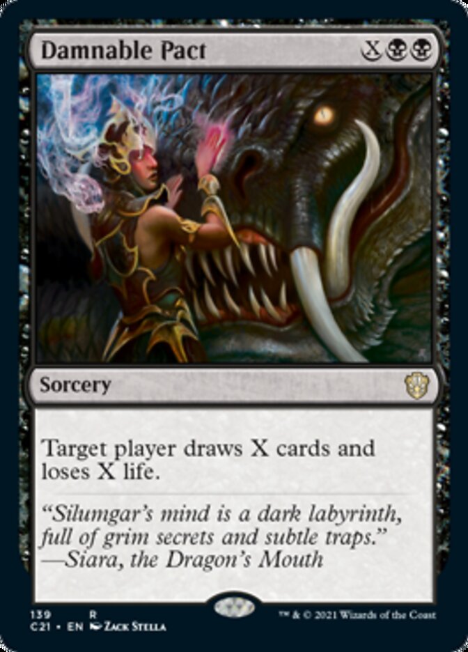 Damnable Pact [Commander 2021] | Good Games Cannington