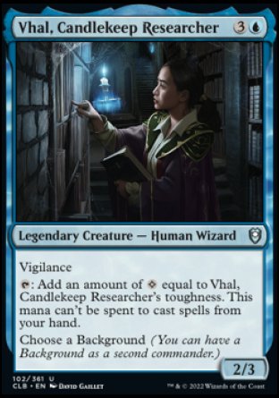 Vhal, Candlekeep Researcher [Commander Legends: Battle for Baldur's Gate] | Good Games Cannington