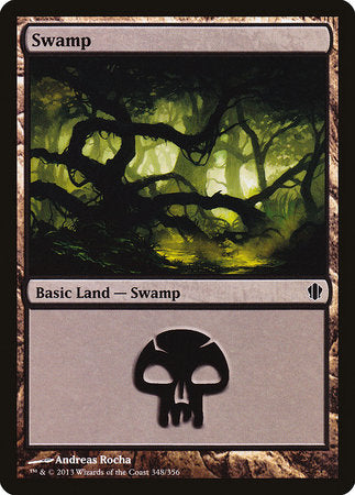 Swamp (348) [Commander 2013] | Good Games Cannington