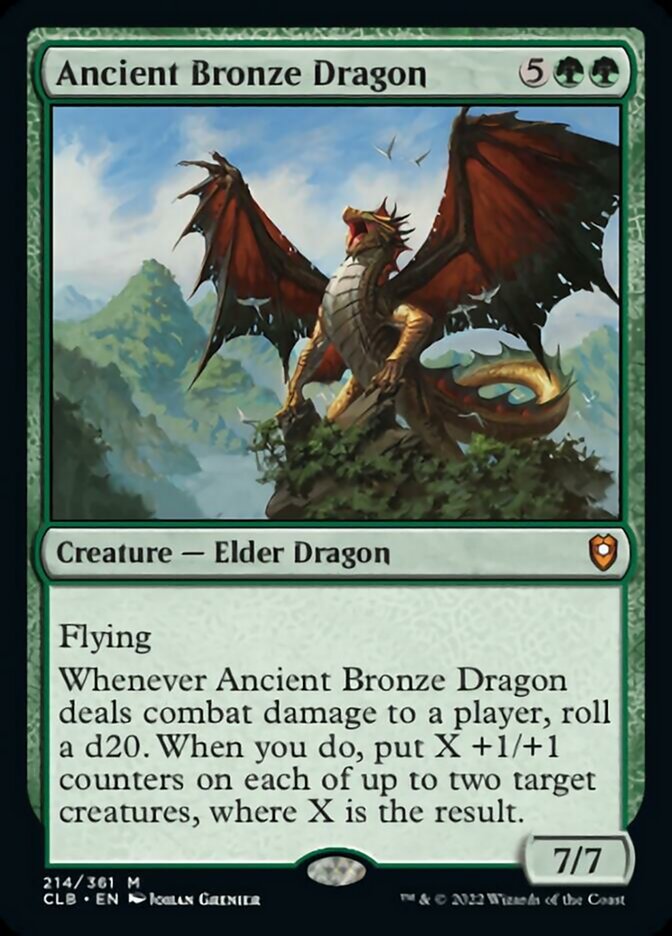 Ancient Bronze Dragon [Commander Legends: Battle for Baldur's Gate] | Good Games Cannington