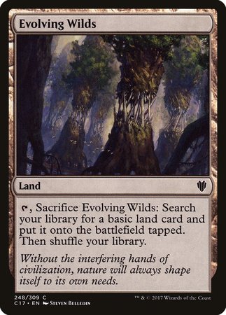 Evolving Wilds [Commander 2017] | Good Games Cannington