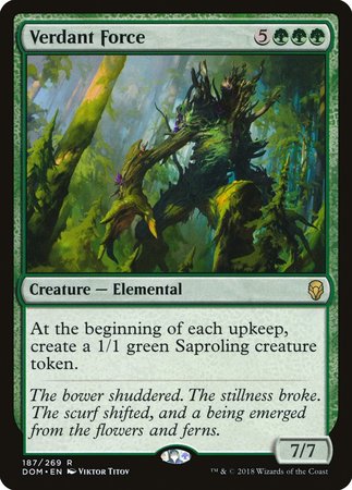 Verdant Force [Dominaria] | Good Games Cannington