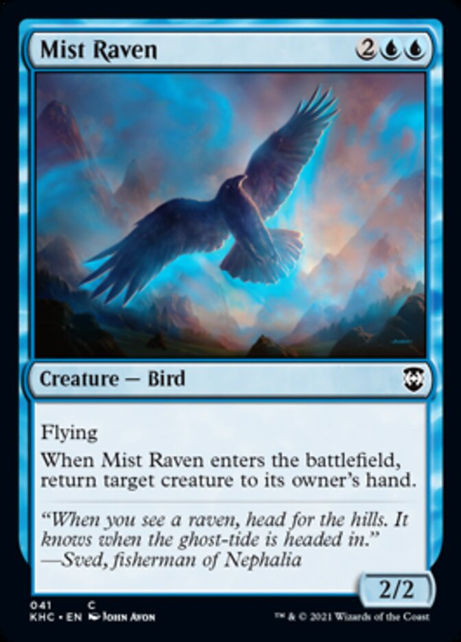 Mist Raven [Kaldheim Commander] | Good Games Cannington