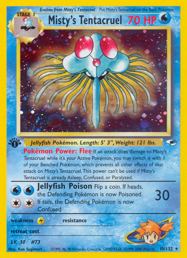 Misty's Tentacruel (10/132) [Gym Heroes 1st Edition] | Good Games Cannington