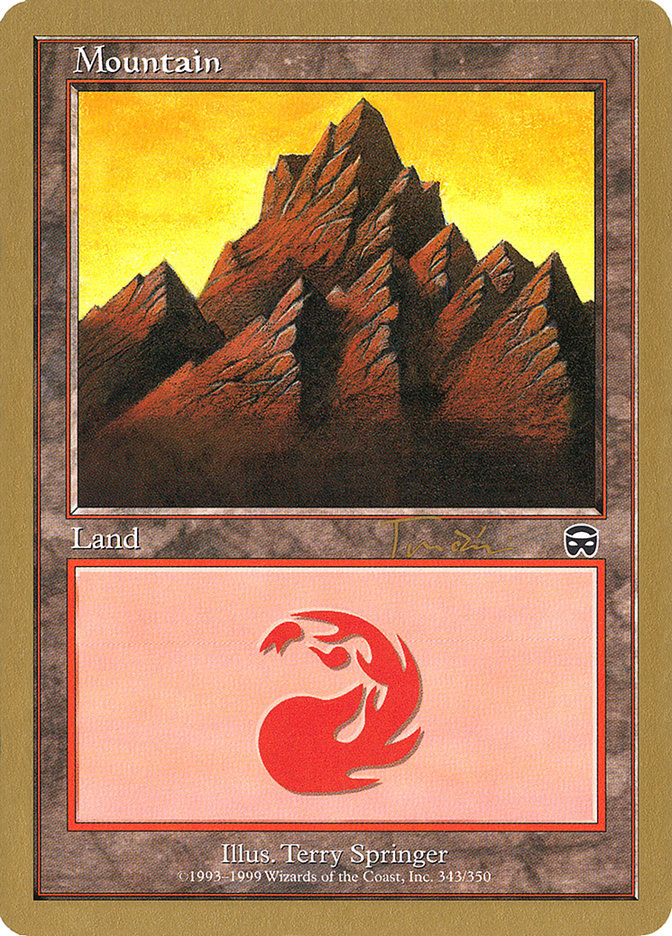 Mountain (jt343) (Jan Tomcani) (MMQ) [World Championship Decks 2001] | Good Games Cannington