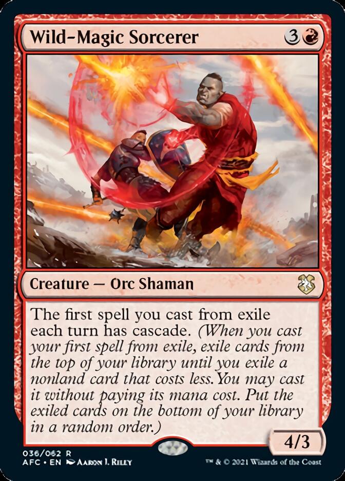 Wild-Magic Sorcerer [Dungeons & Dragons: Adventures in the Forgotten Realms Commander] | Good Games Cannington