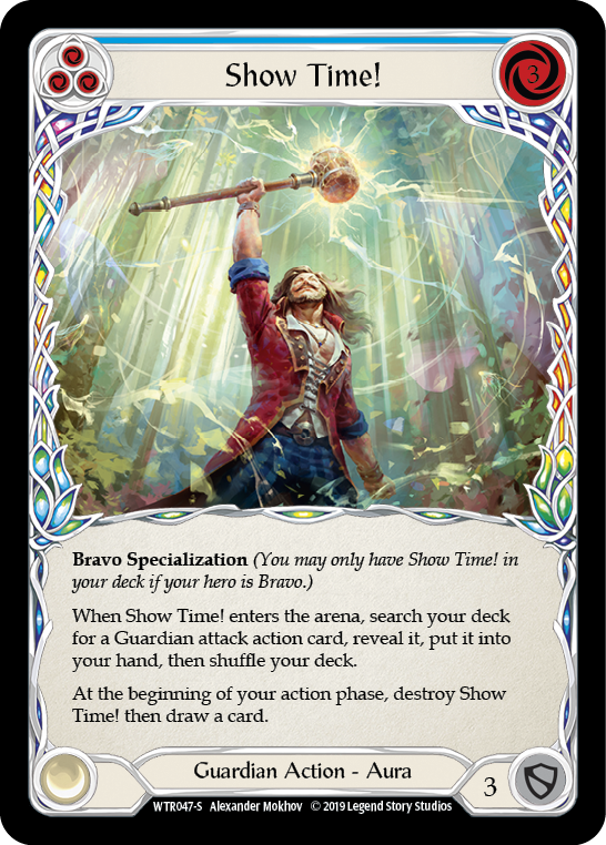 Show Time! [WTR047-S] Alpha Print Rainbow Foil | Good Games Cannington