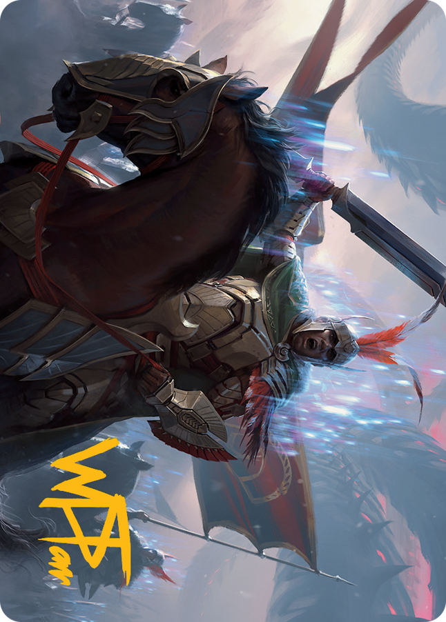 Marshal of Zhalfir Art Card (Gold-Stamped Signature) [March of the Machine Art Series] | Good Games Cannington