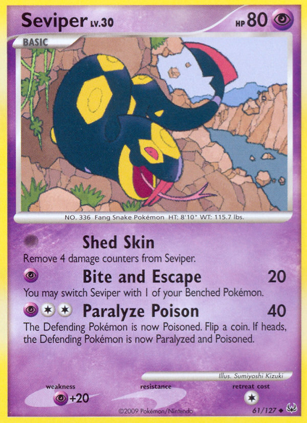 Seviper (61/127) [Platinum: Base Set] | Good Games Cannington