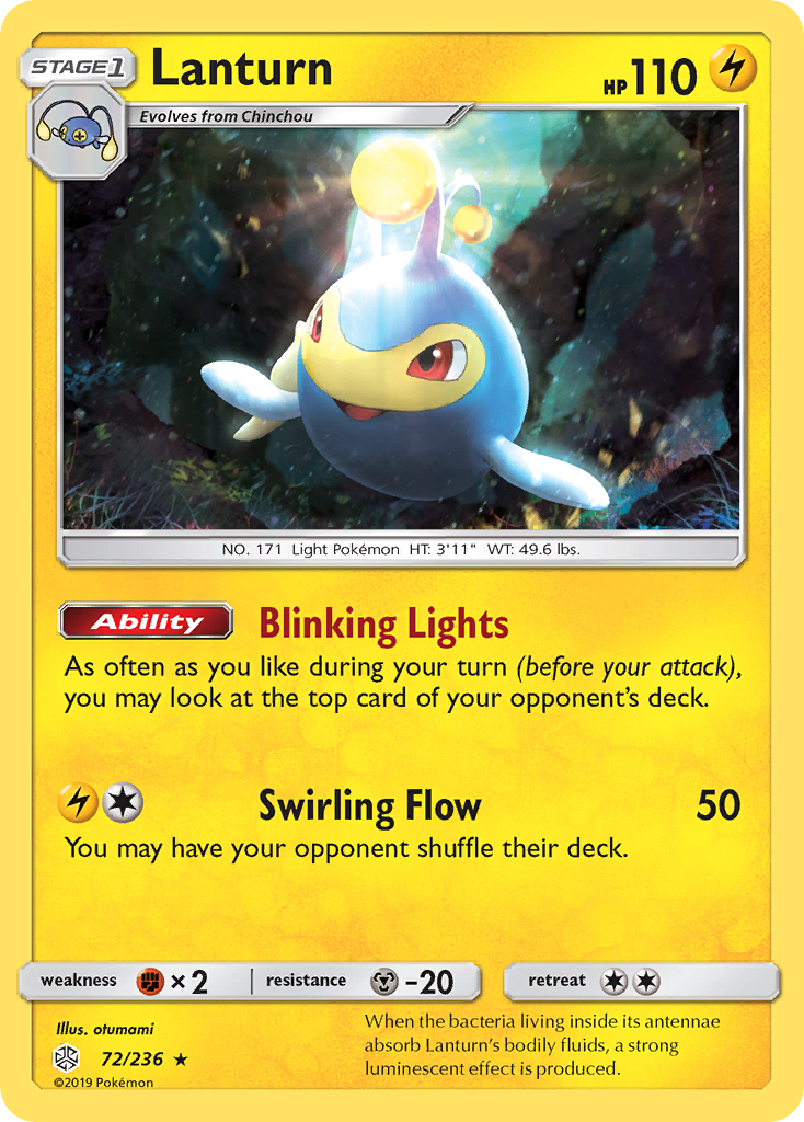 Lanturn (72/236) [Sun & Moon: Cosmic Eclipse] | Good Games Cannington