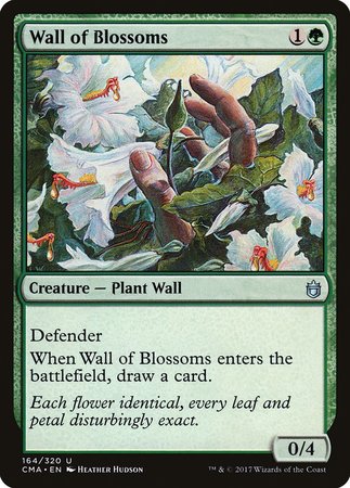 Wall of Blossoms [Commander Anthology] | Good Games Cannington