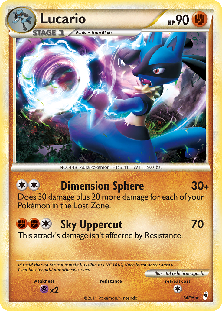 Lucario (14/95) [HeartGold & SoulSilver: Call of Legends] | Good Games Cannington