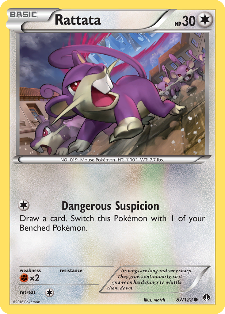 Rattata (87/122) [XY: BREAKpoint] | Good Games Cannington