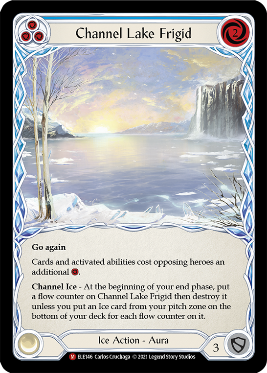 Channel Lake Frigid [ELE146] (Tales of Aria)  1st Edition Normal | Good Games Cannington