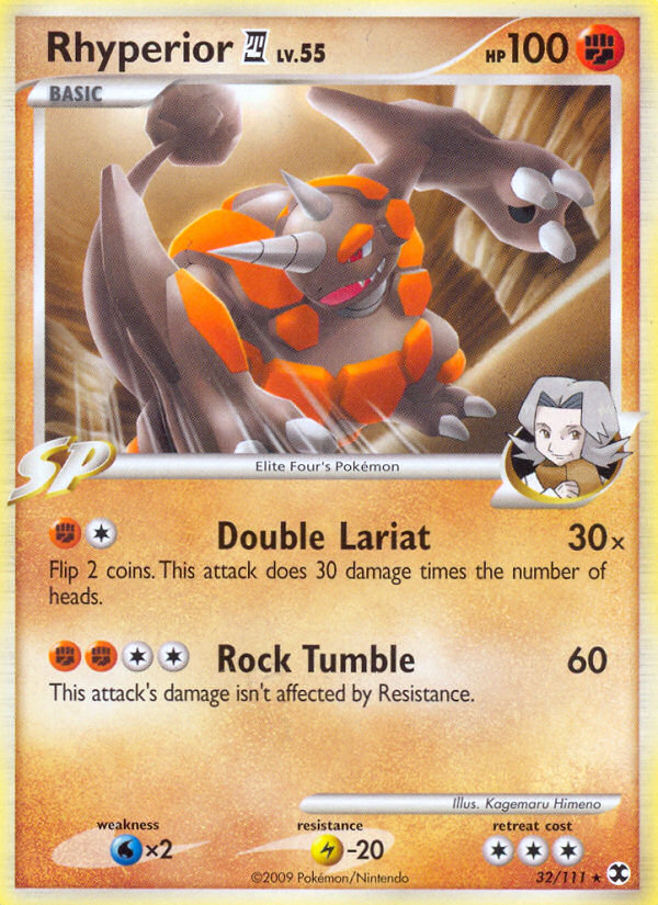 Rhyperior (32/111) [Platinum: Rising Rivals] | Good Games Cannington
